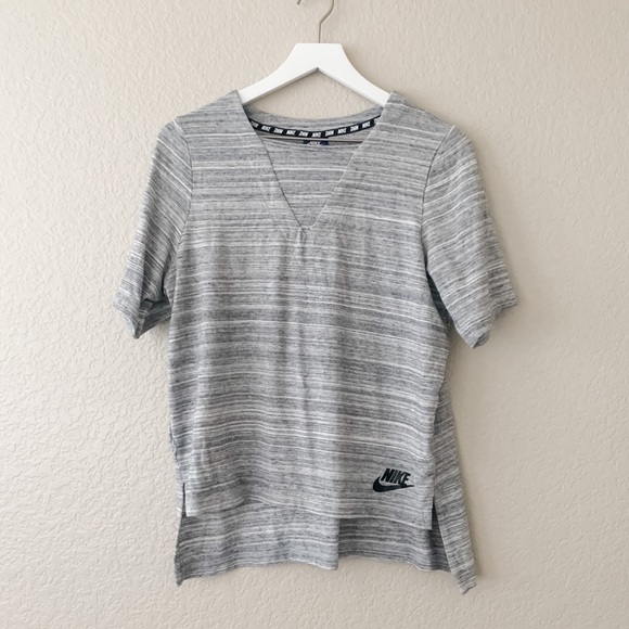 Nike Sportswear Advance Active Knit Grey Top, M - Picture 3 of 10
